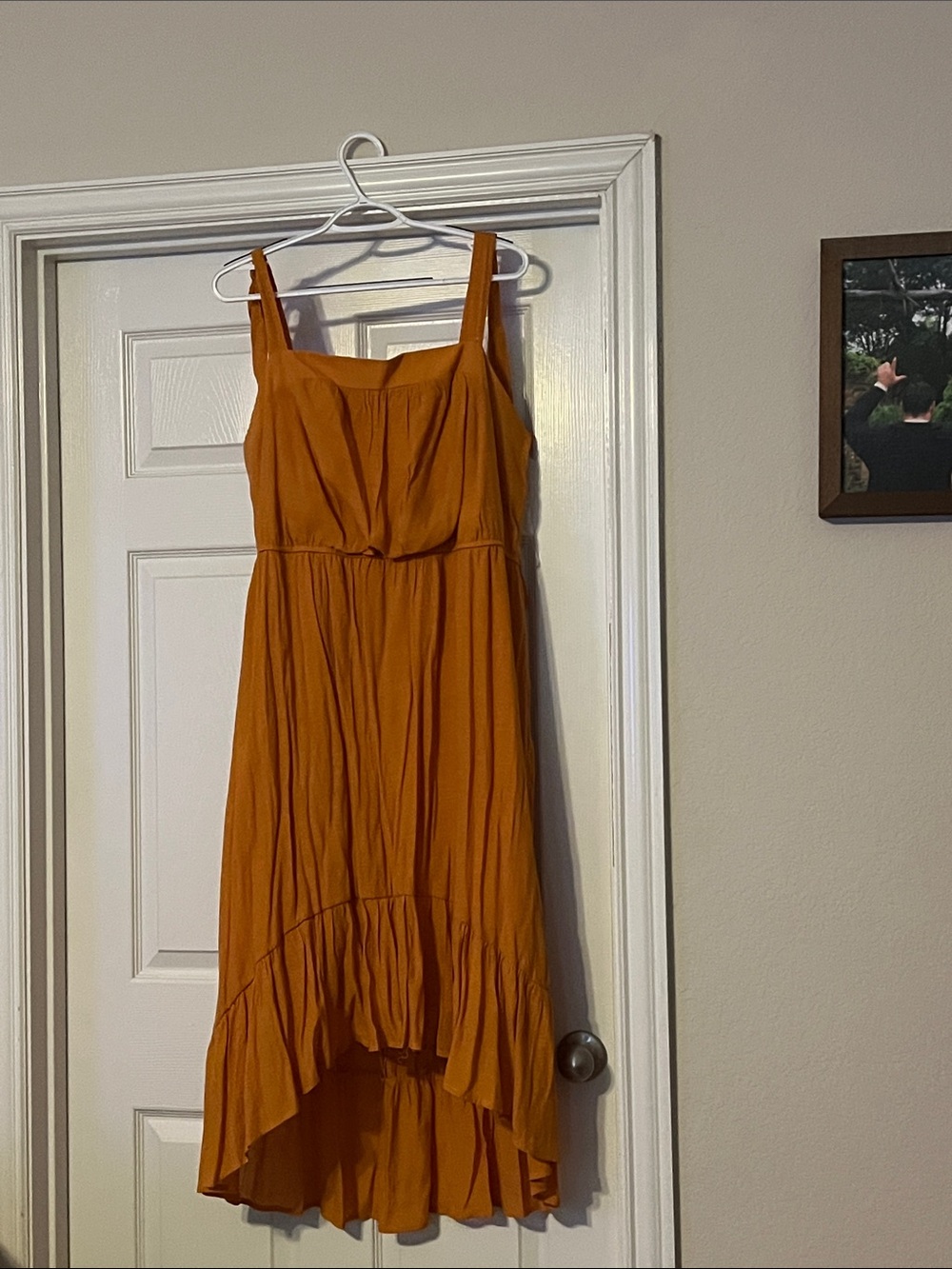 Women’s Mustard High-Low Sundress